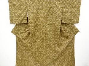 リサイクル　華紋織出手織り紬着物